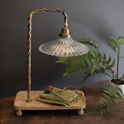Country Estate Tray Table Lamp