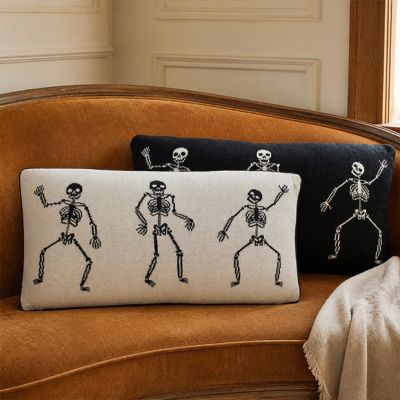 Dancing Skeletons Reversible Accent Pillow