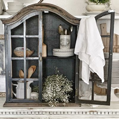 Dark Wall Curio Cabinet