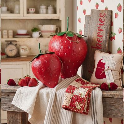 Decorative Mache Summer Strawberry