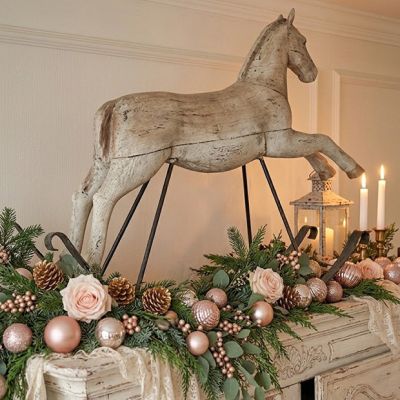 Decorative Rustic Rocking Horse
