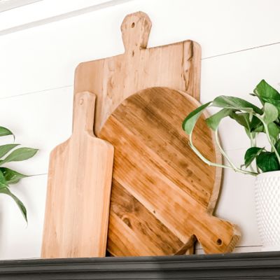 Distressed Wood Bread Boards Set of 3