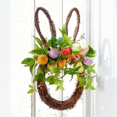 Easter Bunny Grapevine Wreath