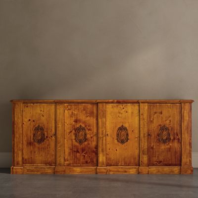 Estate Pine Four Door Cabinet