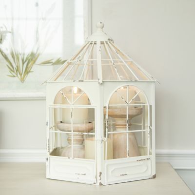 Farm Charm Metal Candle Lantern