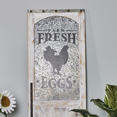 Farm Fresh Eggs Door Panel