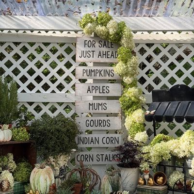 Farmers Market Stacked Fall Sign