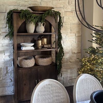 Farmhouse Classics Arched Bookcase Cabinet