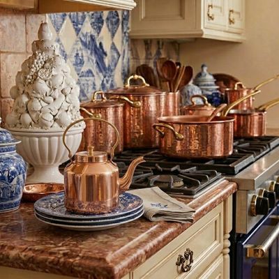Farmhouse Classics Copper Tea Kettle