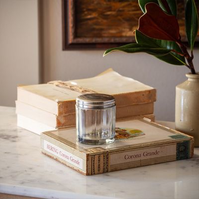 Decorative Glass Pomade Jar