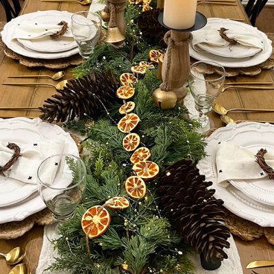 Faux Orange Slice Garland