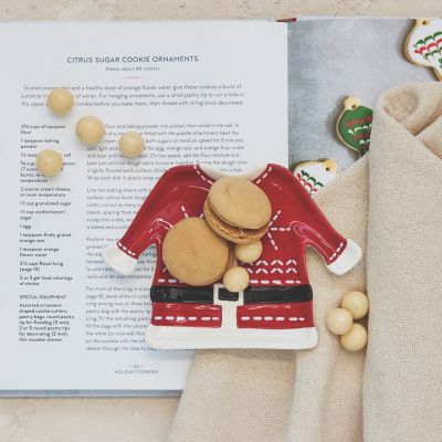 Festive Farmhouse Santa Coat Plate