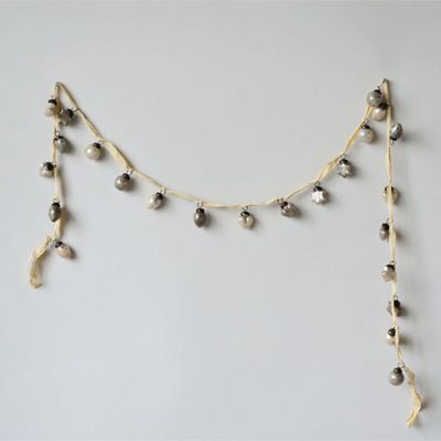 Festive Mercury Glass Ornament Garland