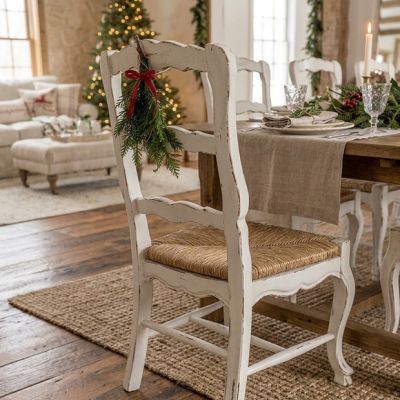 French Country Farmhouse Side Chair