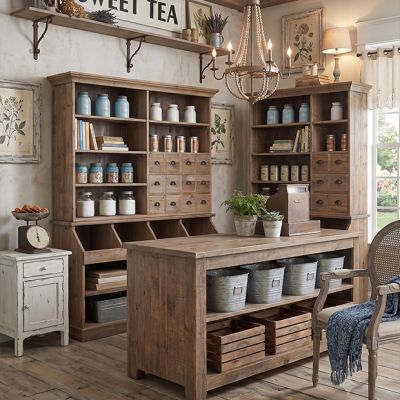 General Store Style Hutch
