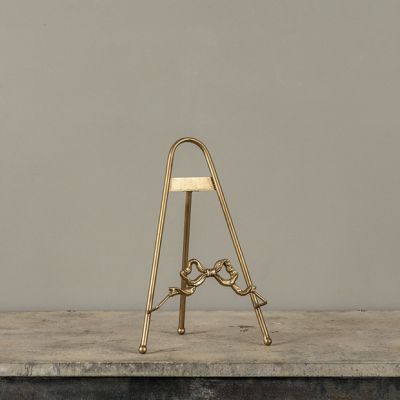 Gold Bow Metal Tabletop Easel