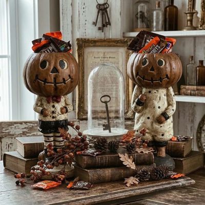 Halloween Pumpkin Kid Candy Dish