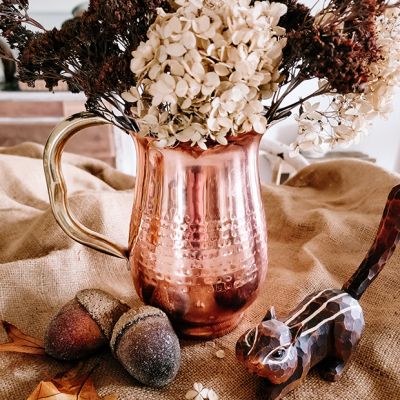Hammered Stainless Steel Two Tone Pitcher