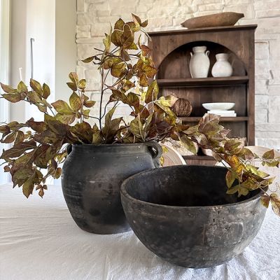 Hand Carved African Milking Bowl