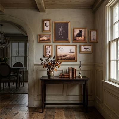 Harvest Moon Halloween Gallery Wall Set of 8