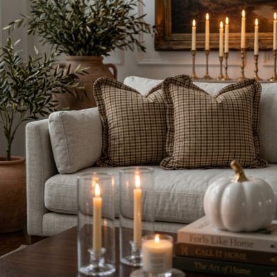 Heritage Homestead Primitive Plaid Euro Sham