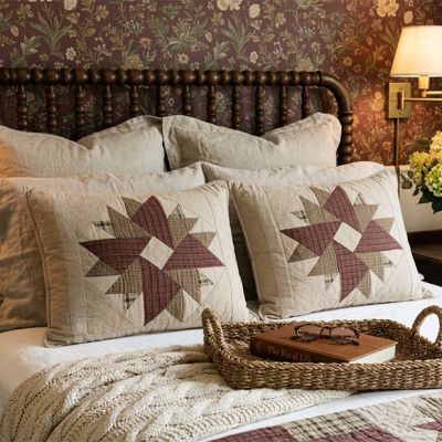 Heritage Homestead Primitive Star Standard Sham