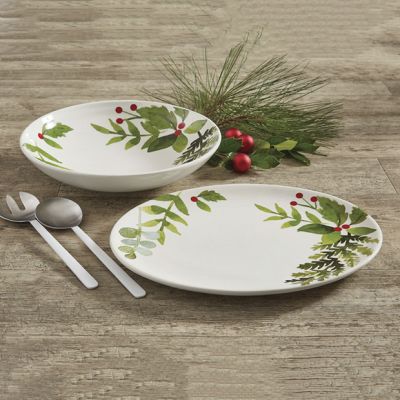 Holiday Berry Serving Dish