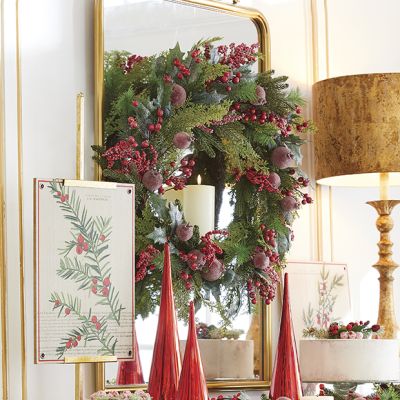 Holiday Iced Berry Wreath