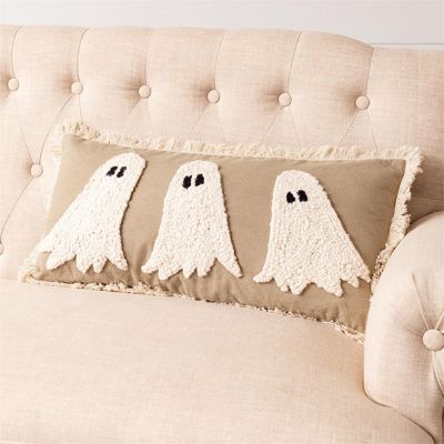 Hooked Ghost Lumbar Pillow