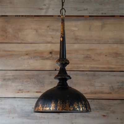Industrial Farmhouse Noir Pendant Light