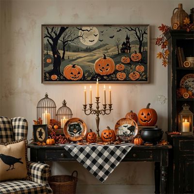 Jack O Lantern Family Wall Art