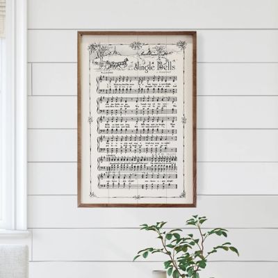 Jingle Bells Sheet Music Wall Art