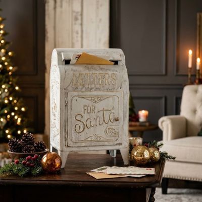 Letters To Santa Vintage Inspired Mailbox