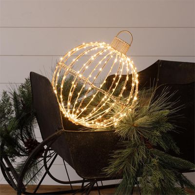 Lighted Foldable Classic Ball Ornament
