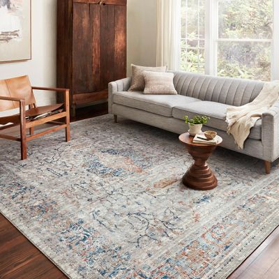 Loloi II Bianca Collection Light Blue/Multi Rug