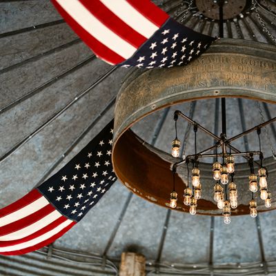 LONG American Flag Banner