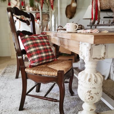 Mahogany Ladderback Side Chair