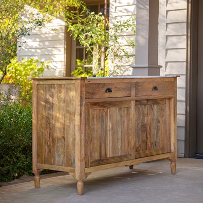 Marble Top Workstation Table