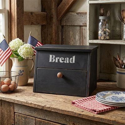 Matte Black Kitchen Bread Bin