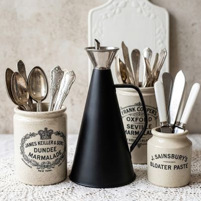 Matte Noir Kitchen Oil Cruet