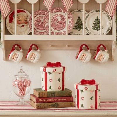 Merry and Bright Ceramic Treat Jar