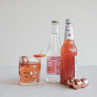 Merry Moments Holiday Drinking Glass