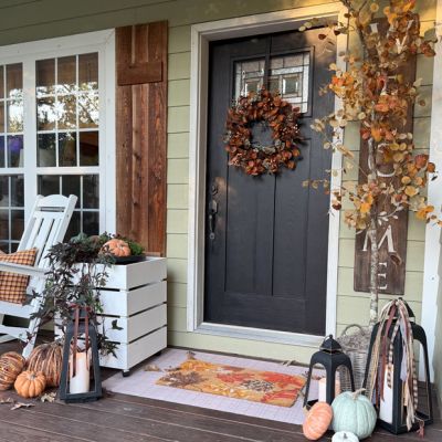 Mixed Harvest Foliage Wreath