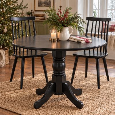 Modern Living Sleek Drop Leaf Round Table