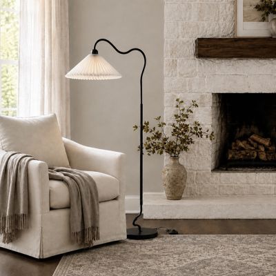 Modern Manor Curved Floor Lamp
