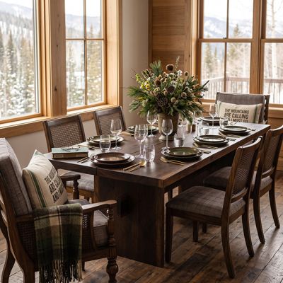 Modern Trestle Dining Table