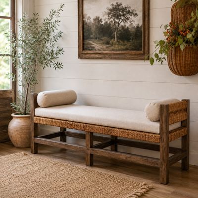Natural Elegance Georgia Backless Bench