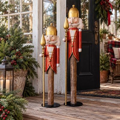 Noble Noel Nutcrackers Set of 2