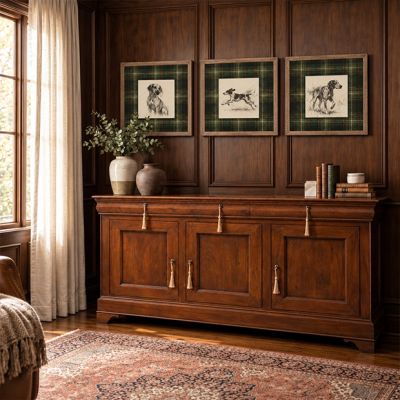 Old English Manor Wood Buffet