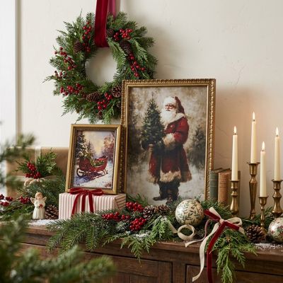 Old St. Nick Framed Wall Art
